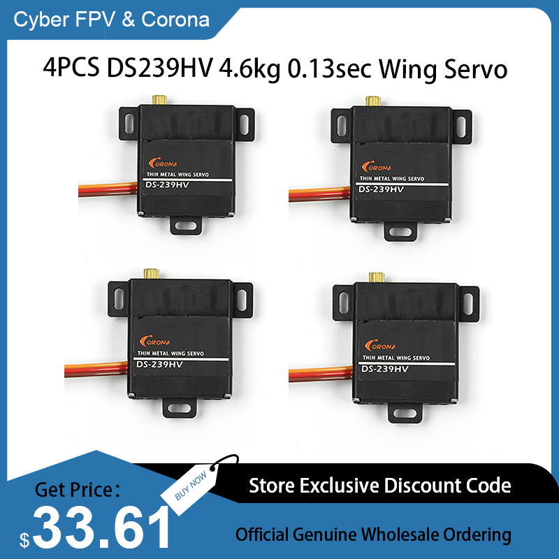 Rc Wing Glider - 4PCS Corona DS239HV Digital Servo Motor