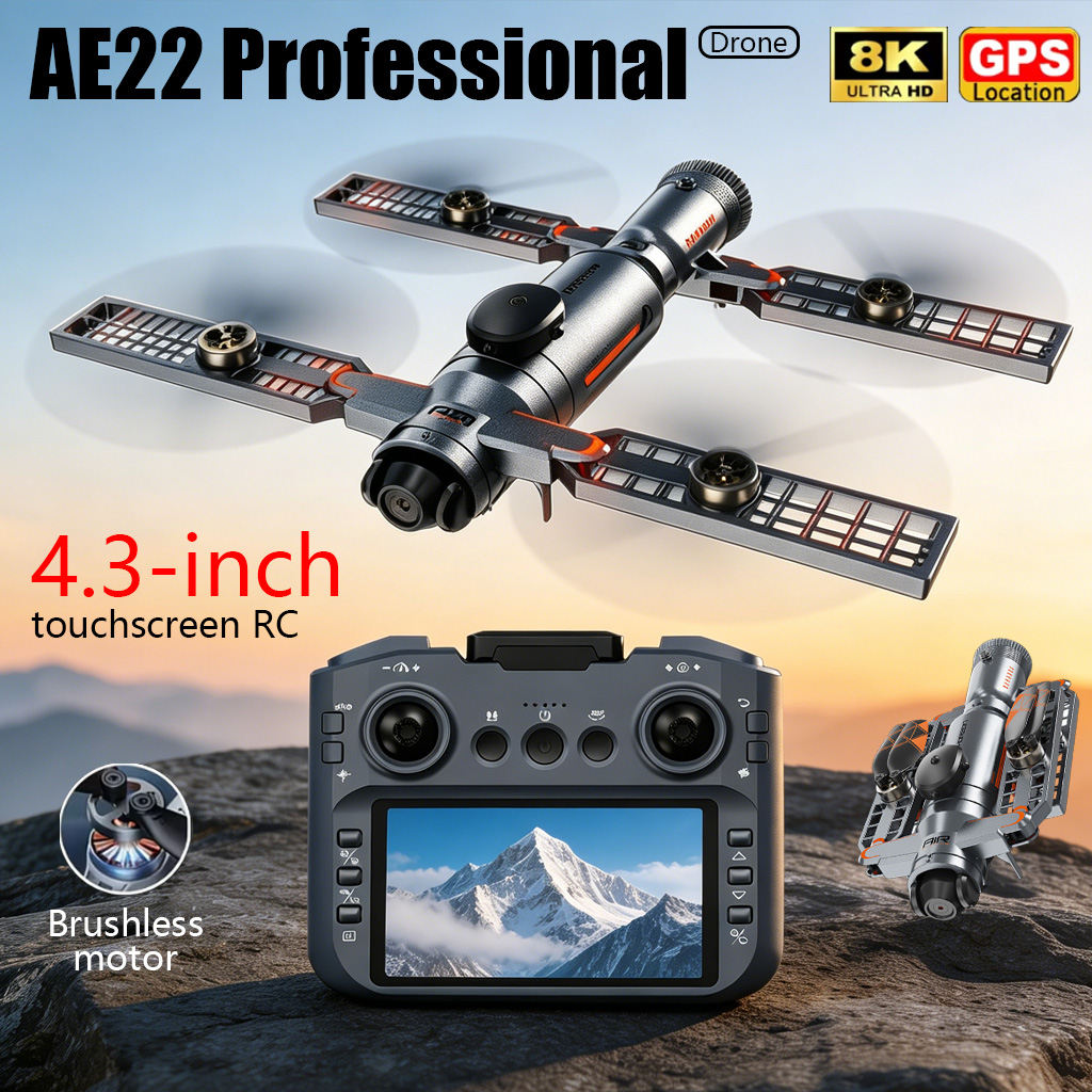 Gps Module Drone - Upgraded AE22 PRO MAX Foldable Drone