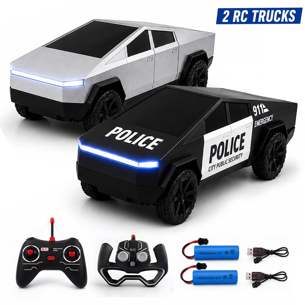 Drone Lidi Rc - 2PCS RC Cyber Truck Toys Remote