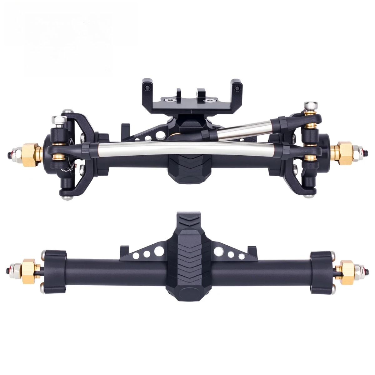 Rc Crawler Axle Parts - Plastic SCX24 Front Rear Axle Set
