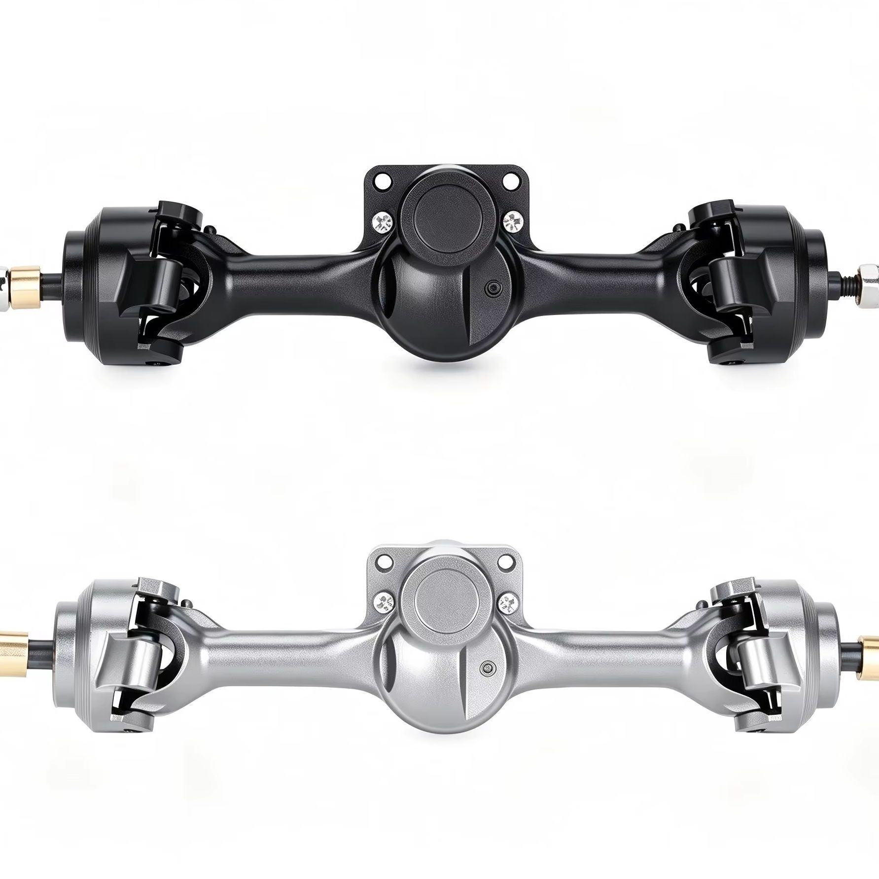 Rc Crawler Axle Parts - Aluminum Alloy Complete Front & Rear