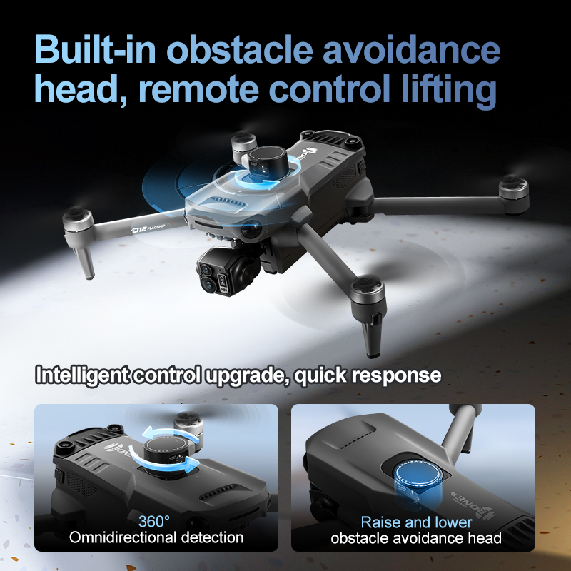8K 3 Axis Gimbal Brushless 7.2 - Drone Rc With Screen ulasan dan harga