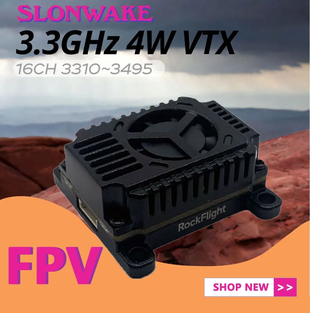 SLONWAKE FPV 3.3G 16CH 4000mW  - Rc Transmitter ulasan dan harga