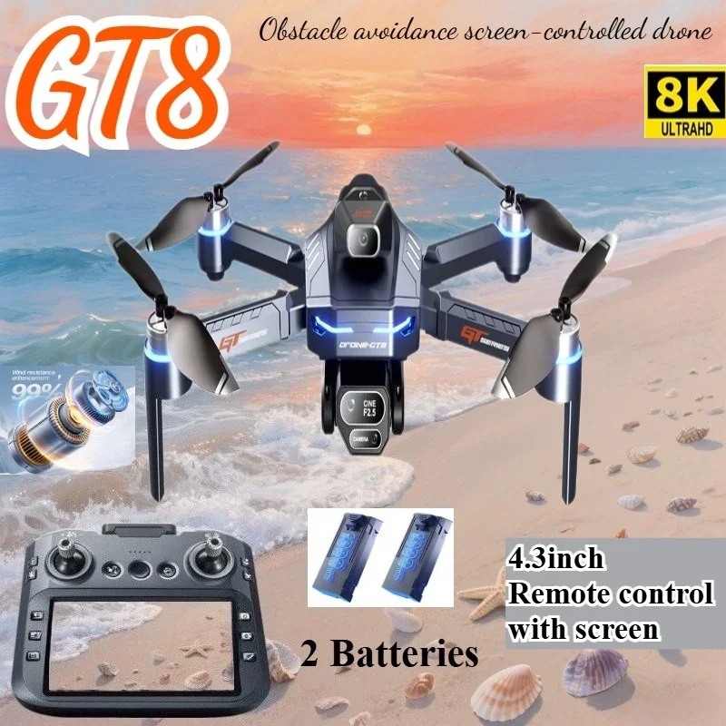 Drone 4K HD GT8 Camera Obstacl - Drone Gt8 Rc ulasan dan harga