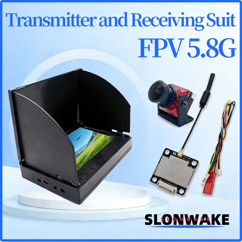 SLONWAKE FPV suit 5.8G 600mW V - Drone Rc With Screen ulasan dan harga
