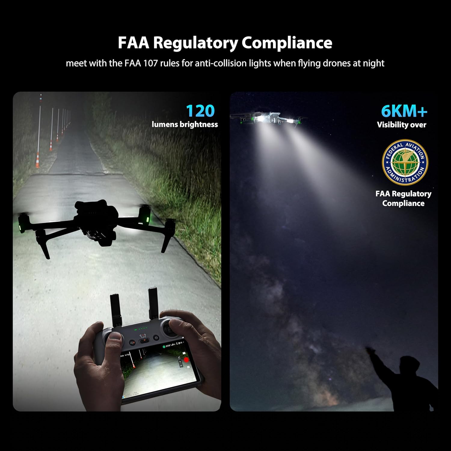 STARTRC Drone Strobe Light Ant - Drone Lidi Rc ulasan dan harga