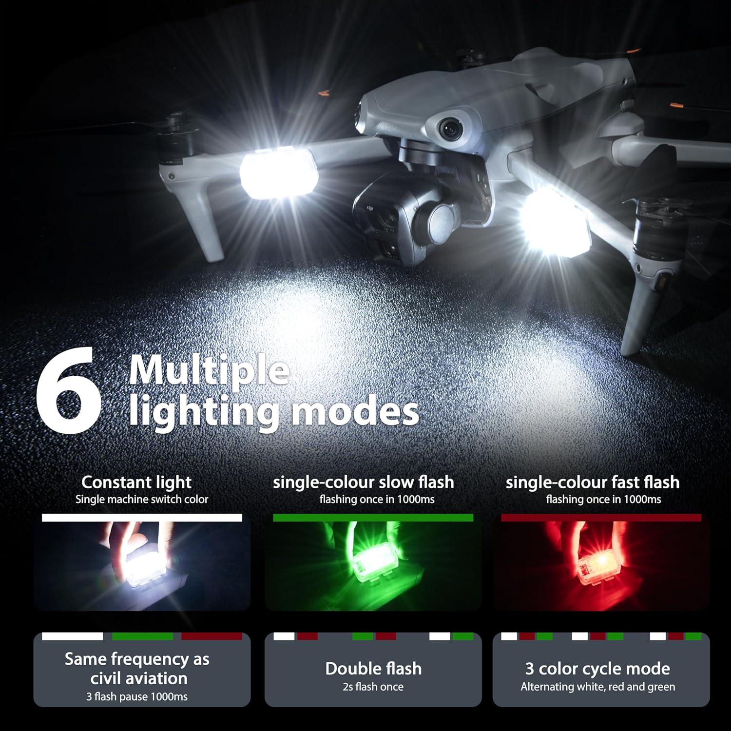STARTRC Drone Strobe Light Ant - Drone Lidi Rc ulasan dan harga