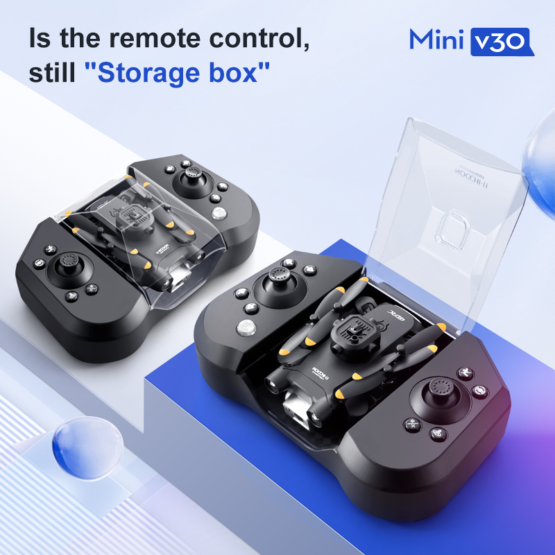 Mini V30 WiFi FPV Drone With 4 - Drone Rc With Screen ulasan dan harga