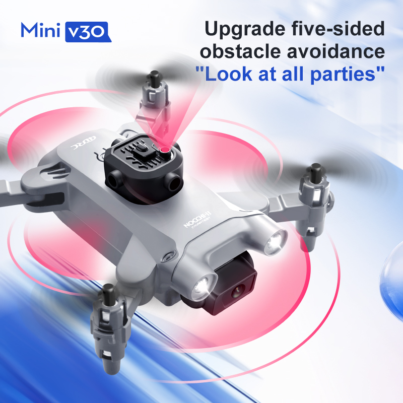 Mini V30 WiFi FPV Drone With 4 - Drone Rc With Screen ulasan dan harga