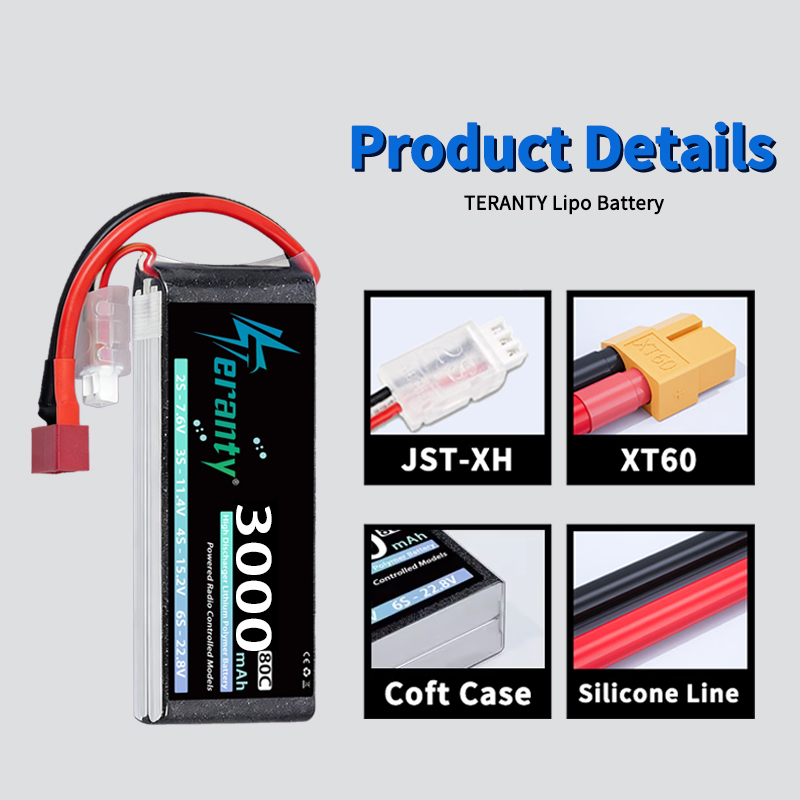 TERANTY 2S 3000mAh Lipo Batter - Drone Rcs ulasan dan harga