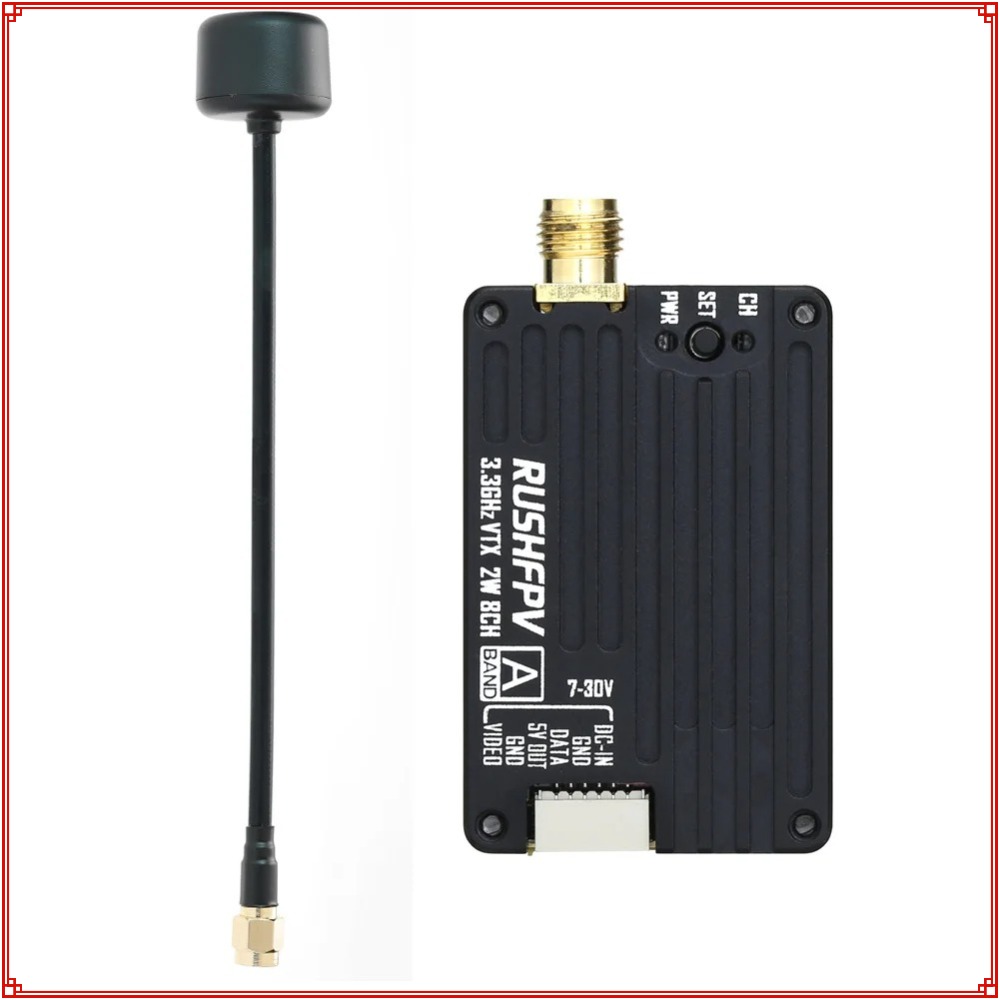 2026 New RUSHFPV 3.3G 2W VTX T - Rc Airplane Drone ulasan dan harga