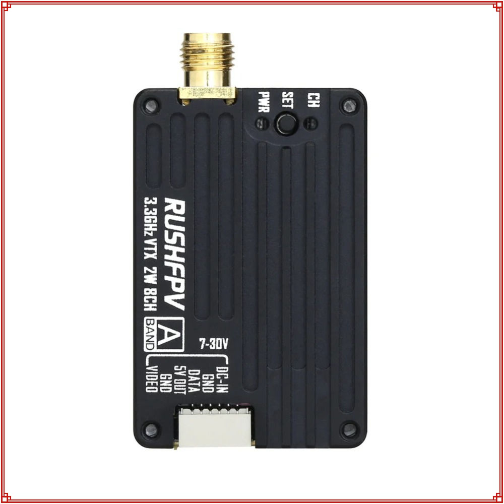 2026 New RUSHFPV 3.3G 2W VTX T - Rc Airplane Drone ulasan dan harga