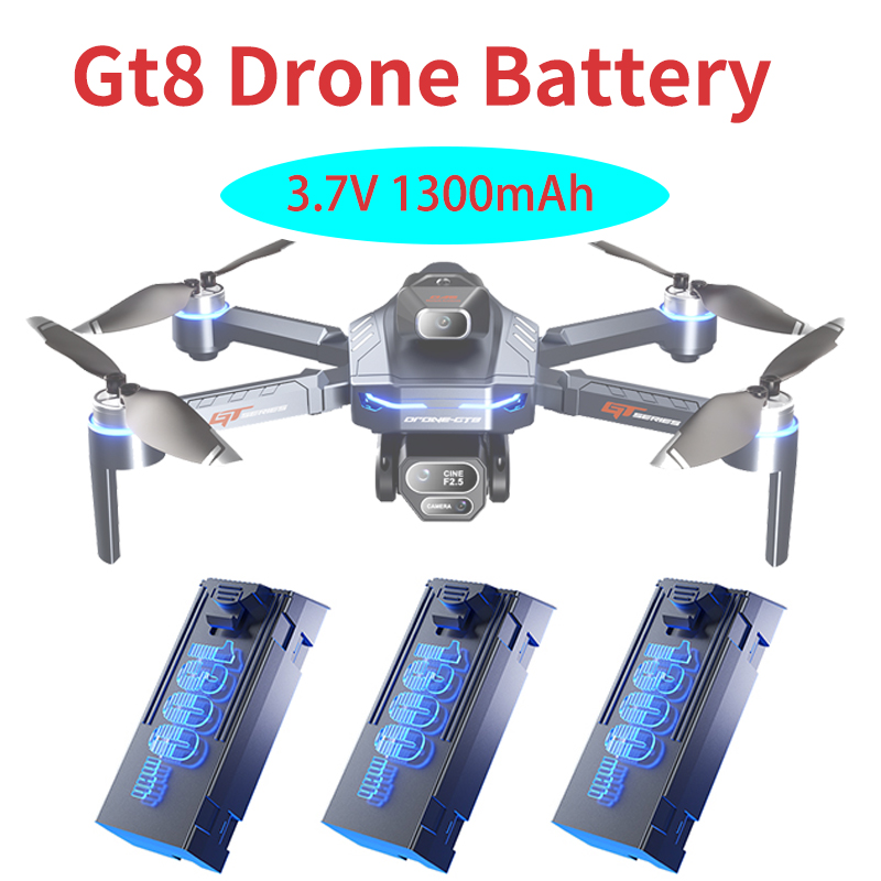 Original 3.7V 1300mAh GT8 Dron - Drone Gt8 Rc ulasan dan harga