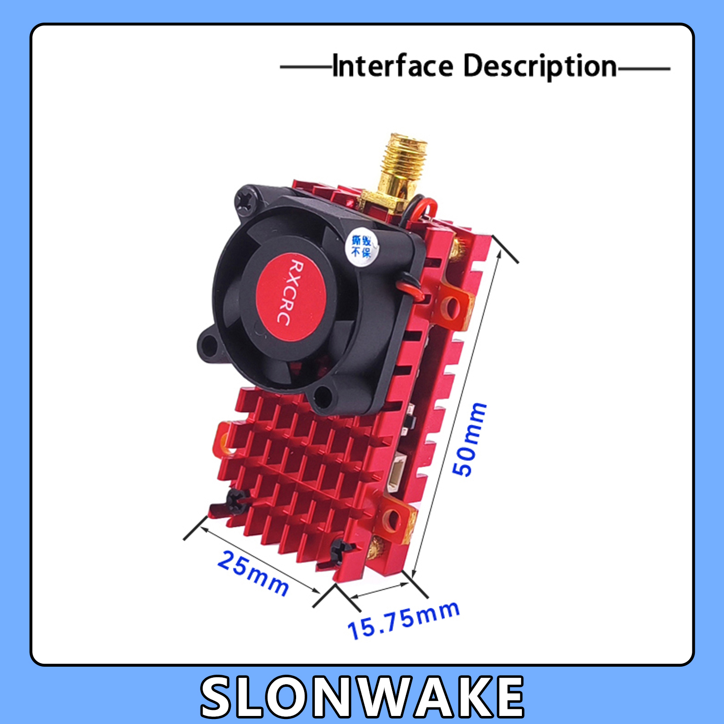 SLONWAKE 5.8G 2W VTX FPV 1800T - Drone Rc With Screen ulasan dan harga