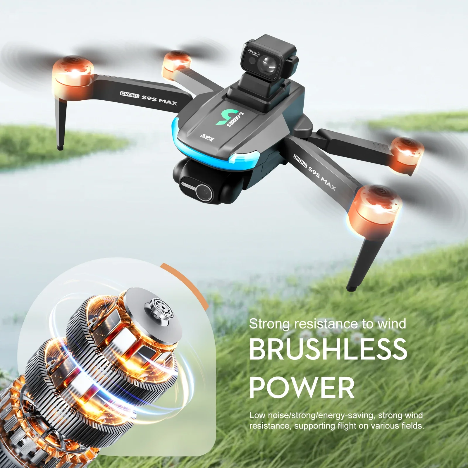NEW S9S MAX MINI Drone 4K 2-Ax - Drone Rc With Screen ulasan dan harga