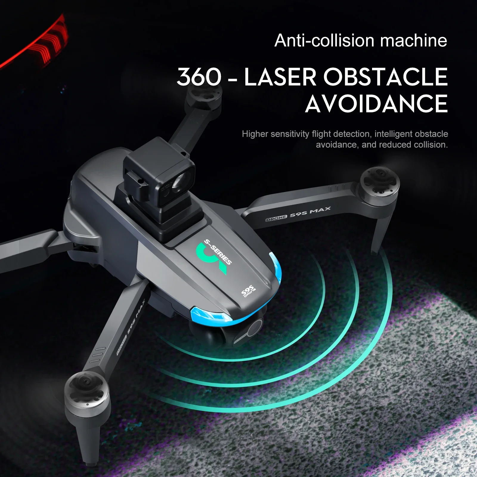 NEW S9S MAX MINI Drone 4K 2-Ax - Drone Rc With Screen ulasan dan harga