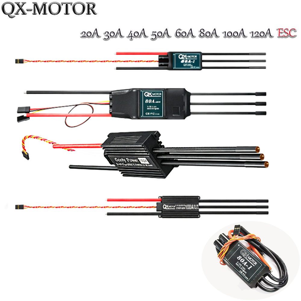 20A-120A Brushless ESC Speed C - Drone Rcs ulasan dan harga