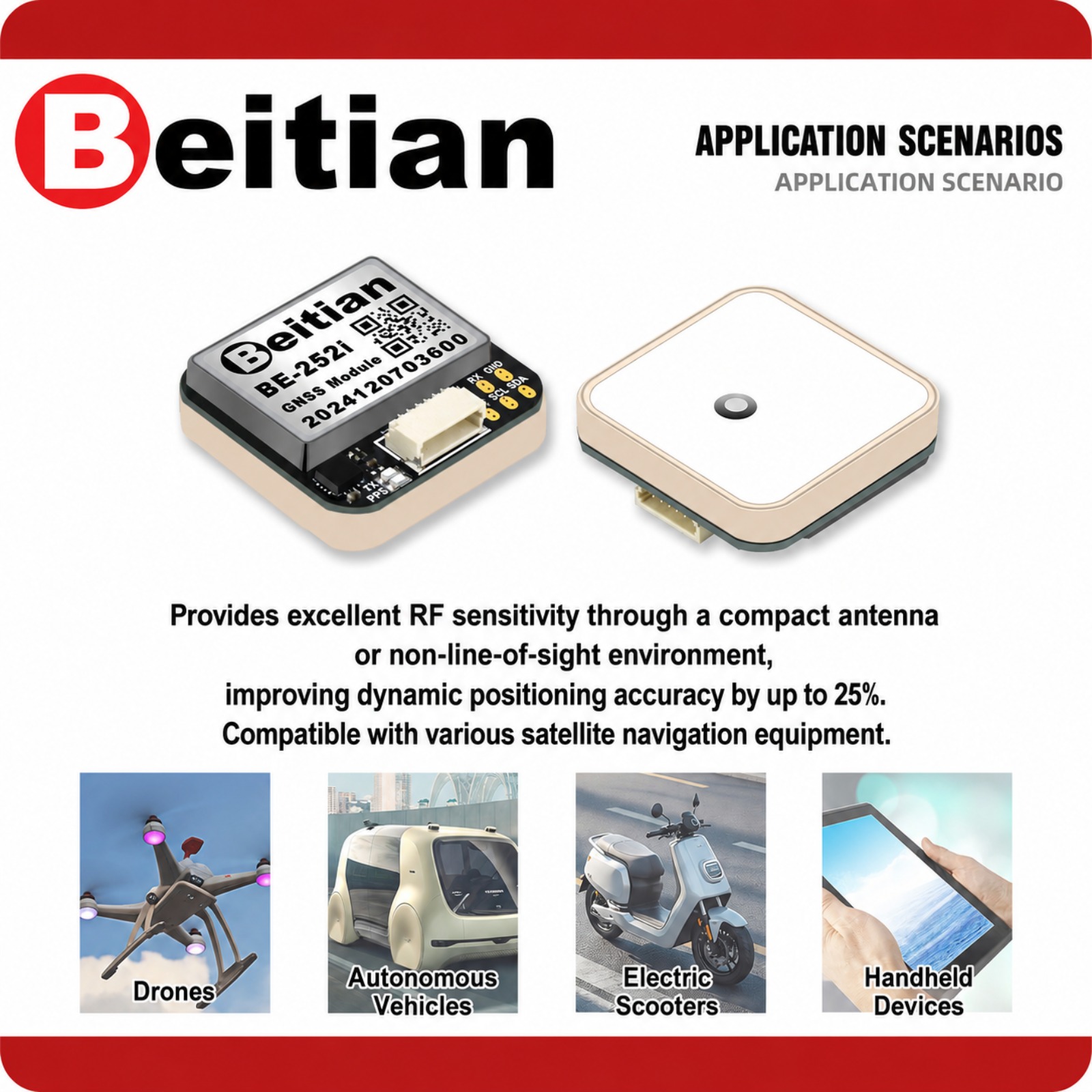 Beitian M10 Triple Mode GNSS C - Gps Module Drone ulasan dan harga