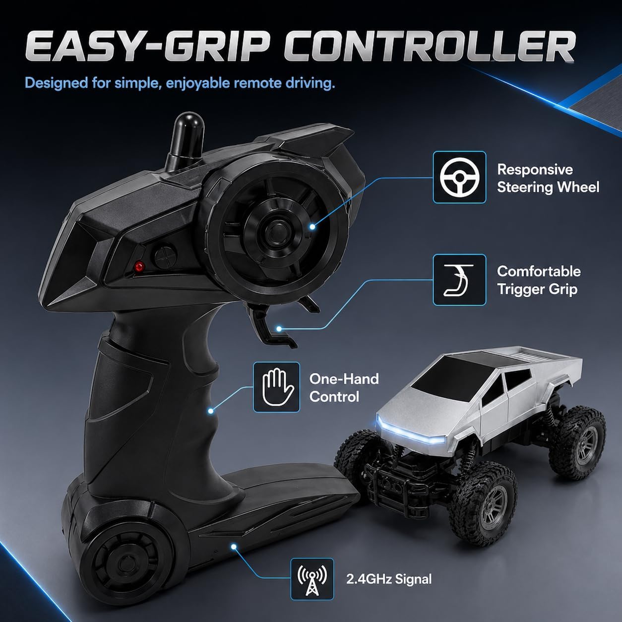 1:18 RC Car Remote Control Tru - Drone Lidi Rc ulasan dan harga