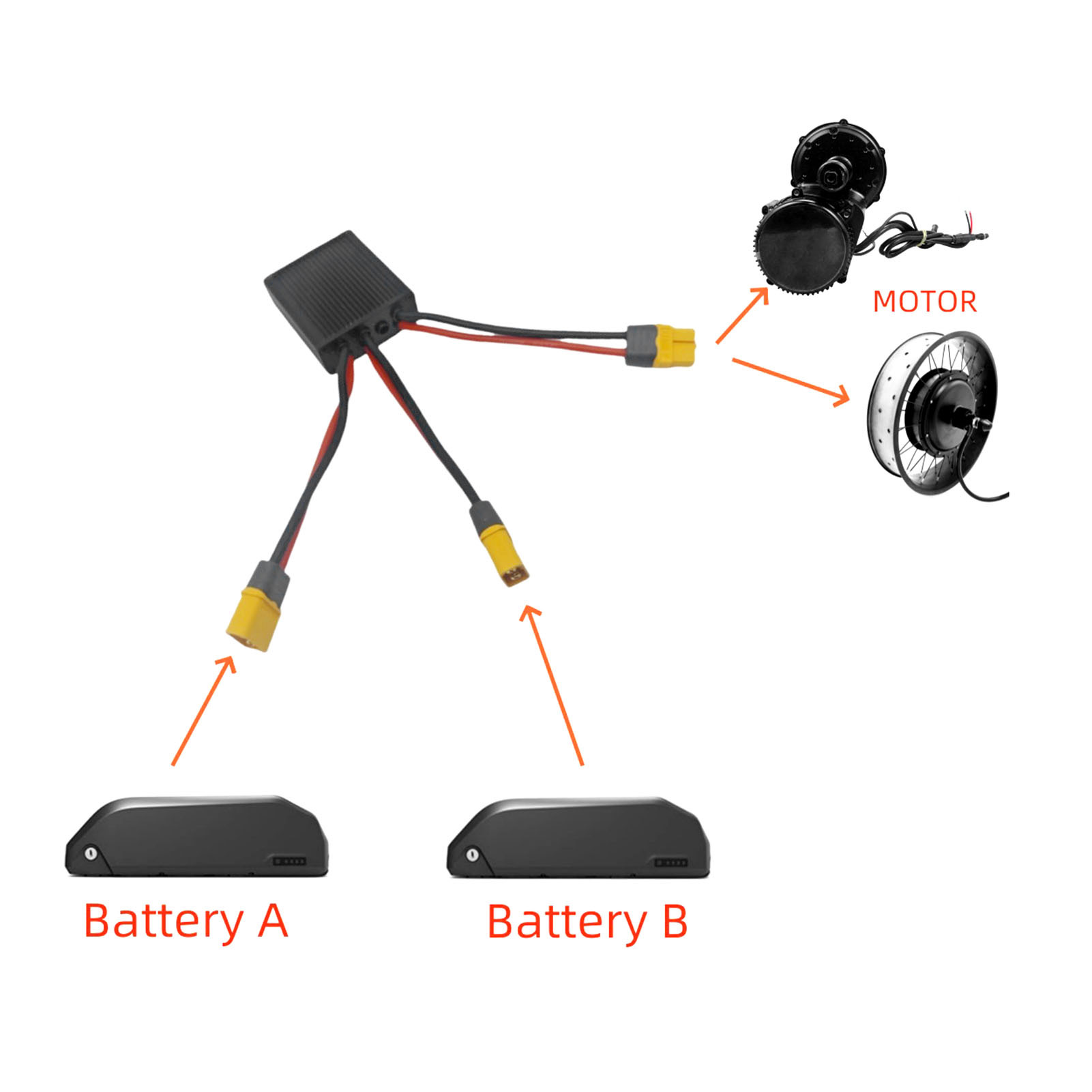 Dual Battery Discharge Convert - Brushless Motor ulasan dan harga