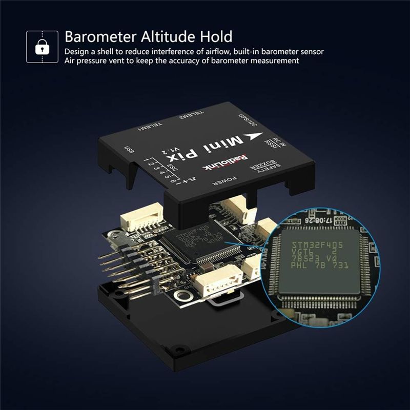 A49K-Radiolink Mini PIX Flight - Drone Rc Quadcopter Controller ulasan dan harga