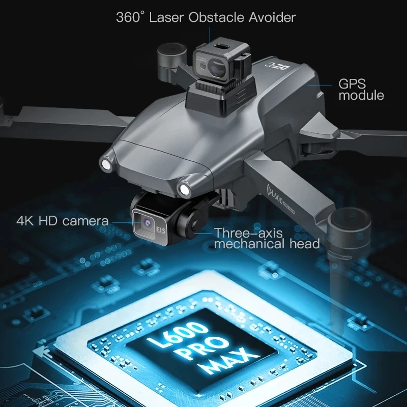 L600 PRO MAX GPS Drone Profess - Drone Rc Pro ulasan dan harga
