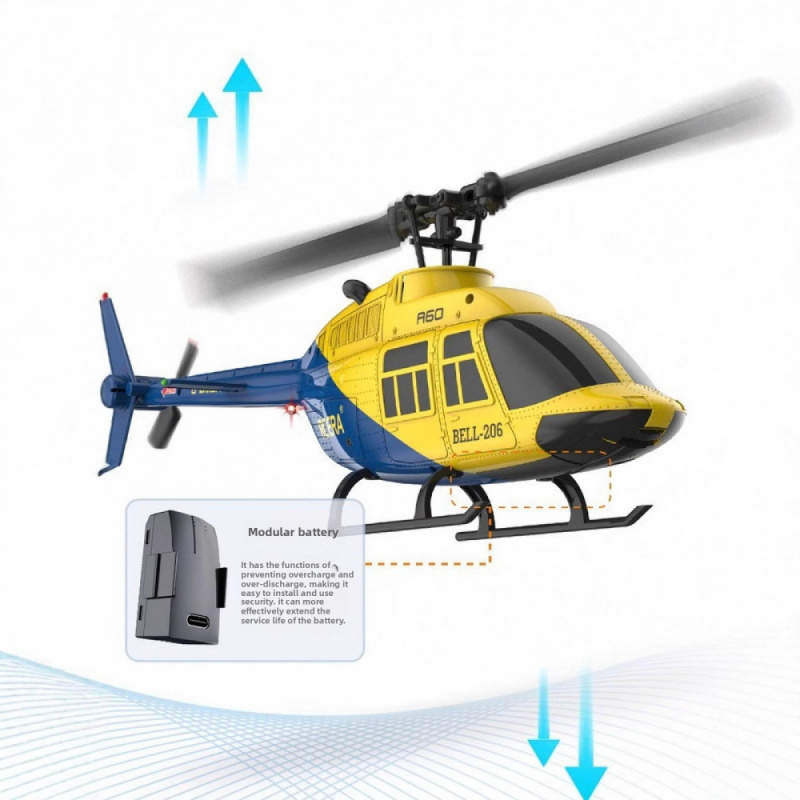 RC ERA A60 RC Helicopter with  - Drone Shahed Rc ulasan dan harga