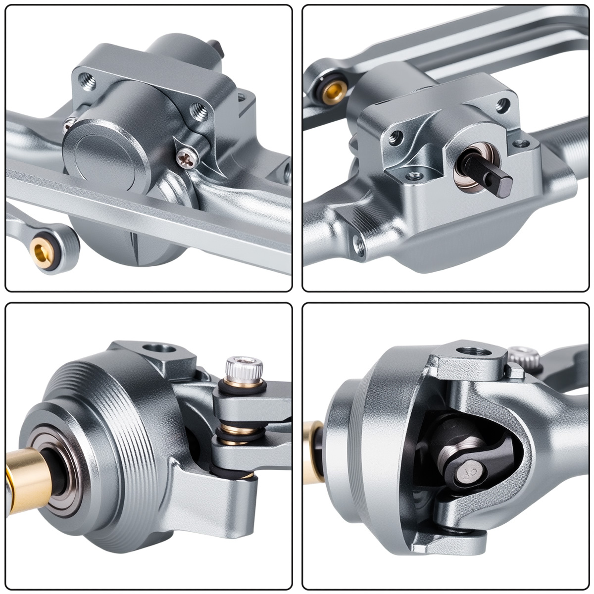 SCX30 1/30 +5mm Aluminum Front - Rc Crawler Axle Parts ulasan dan harga