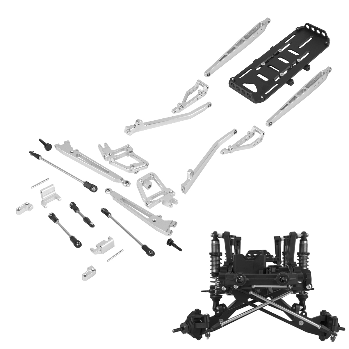 Aluminum SCX10 II Twin I-Beam  - Rc Crawler Axle Parts ulasan dan harga