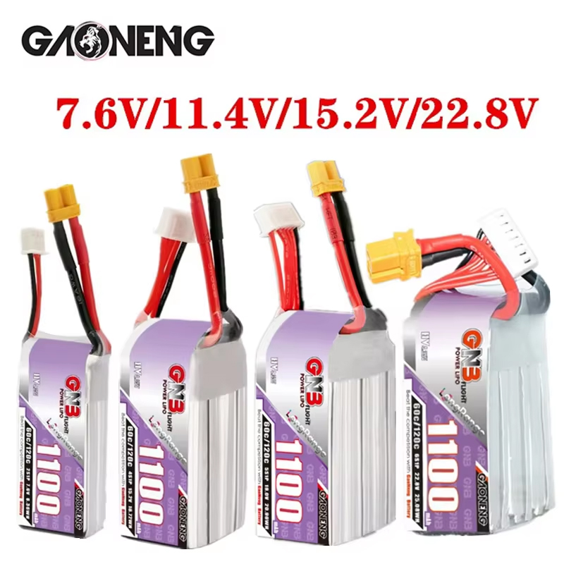 GNB 1100mAh 2S 3S 4S 6S 60C/12 - Drone Rcs ulasan dan harga