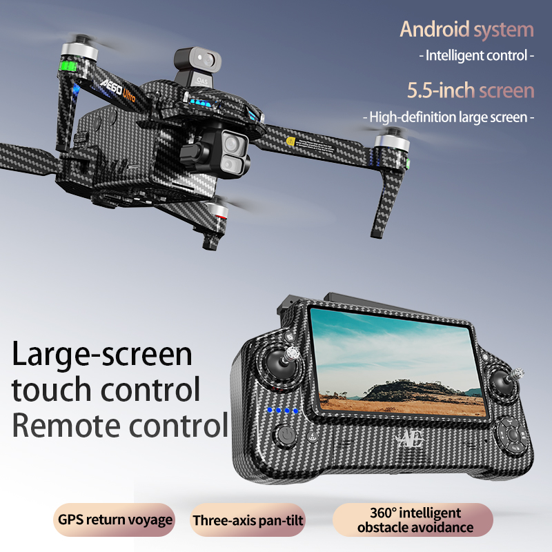 AE60 GPS Drone Professional 8K - Drone Rc With Screen ulasan dan harga