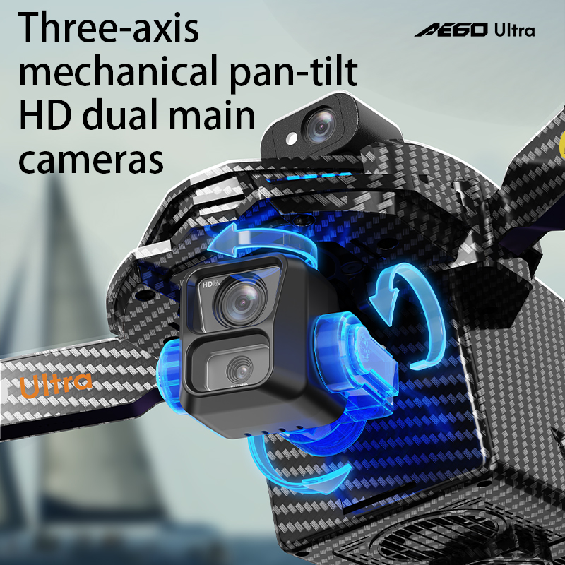 AE60 GPS Drone Professional 8K - Drone Rc With Screen ulasan dan harga
