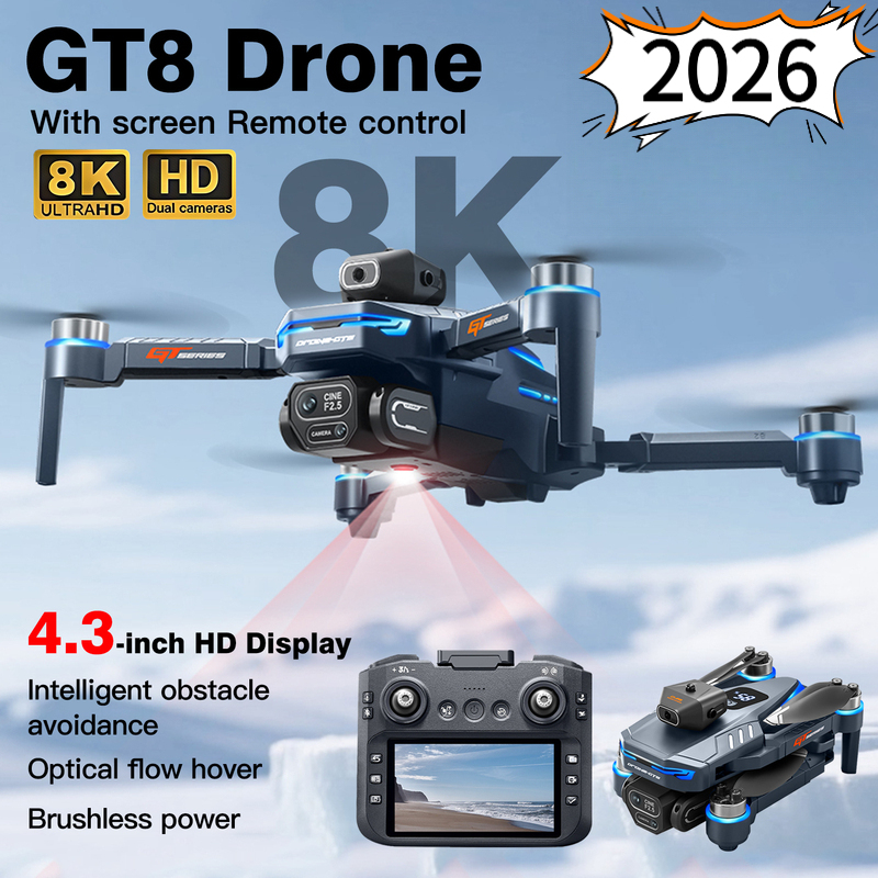 2026New GT8 Drone 8K Professio - Drone Gt8 Rc ulasan dan harga