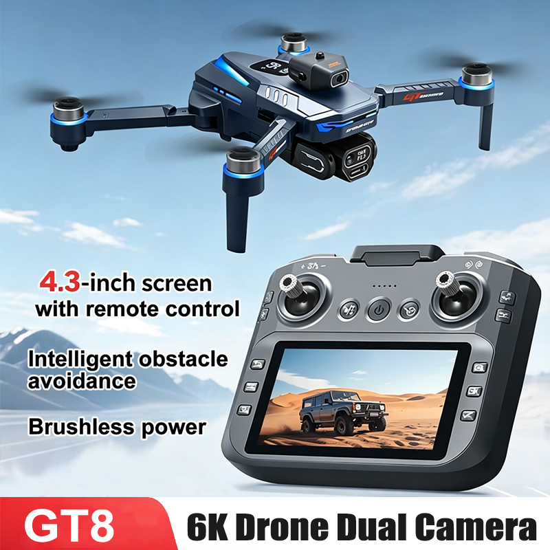 3.7V 1300mAh GT8 Drone 4.3inch - Drone Gt8 Rc ulasan dan harga