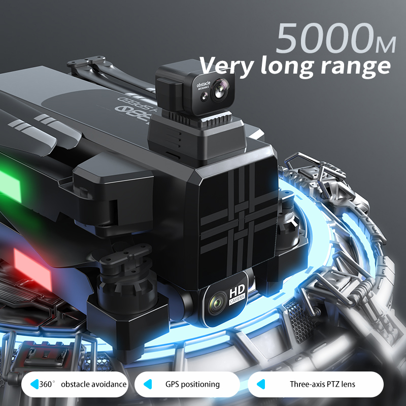 A380 Drone 4K HD Three Axis An - Gps Module Drone ulasan dan harga