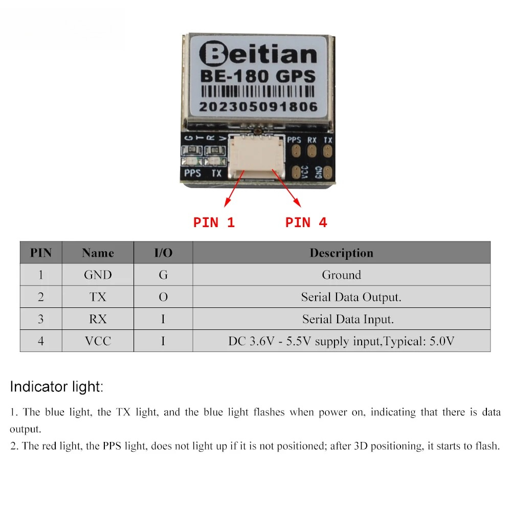 1/2/5PCS Beitian BE-180 GPS Mo - Gps Module Drone ulasan dan harga
