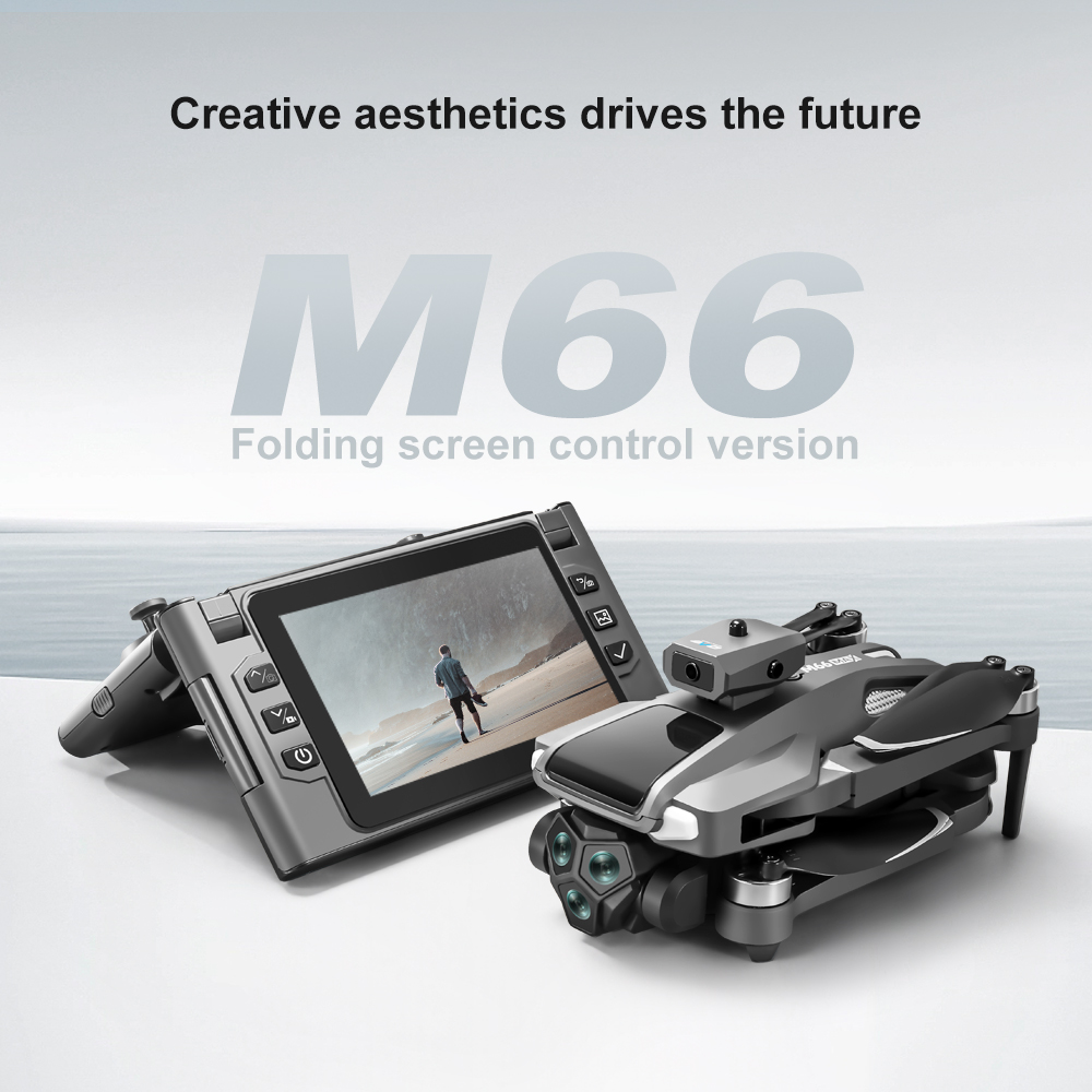 Foldable M66 RC Drone with 4.5 - Drone Rc With Screen ulasan dan harga