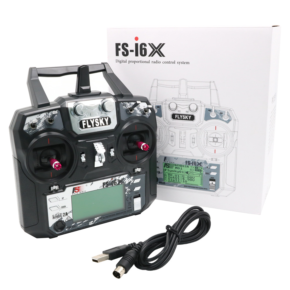 FLYSKY FS-i6X FS i6X 10CH 2.4G - Rc Airplane Drone ulasan dan harga
