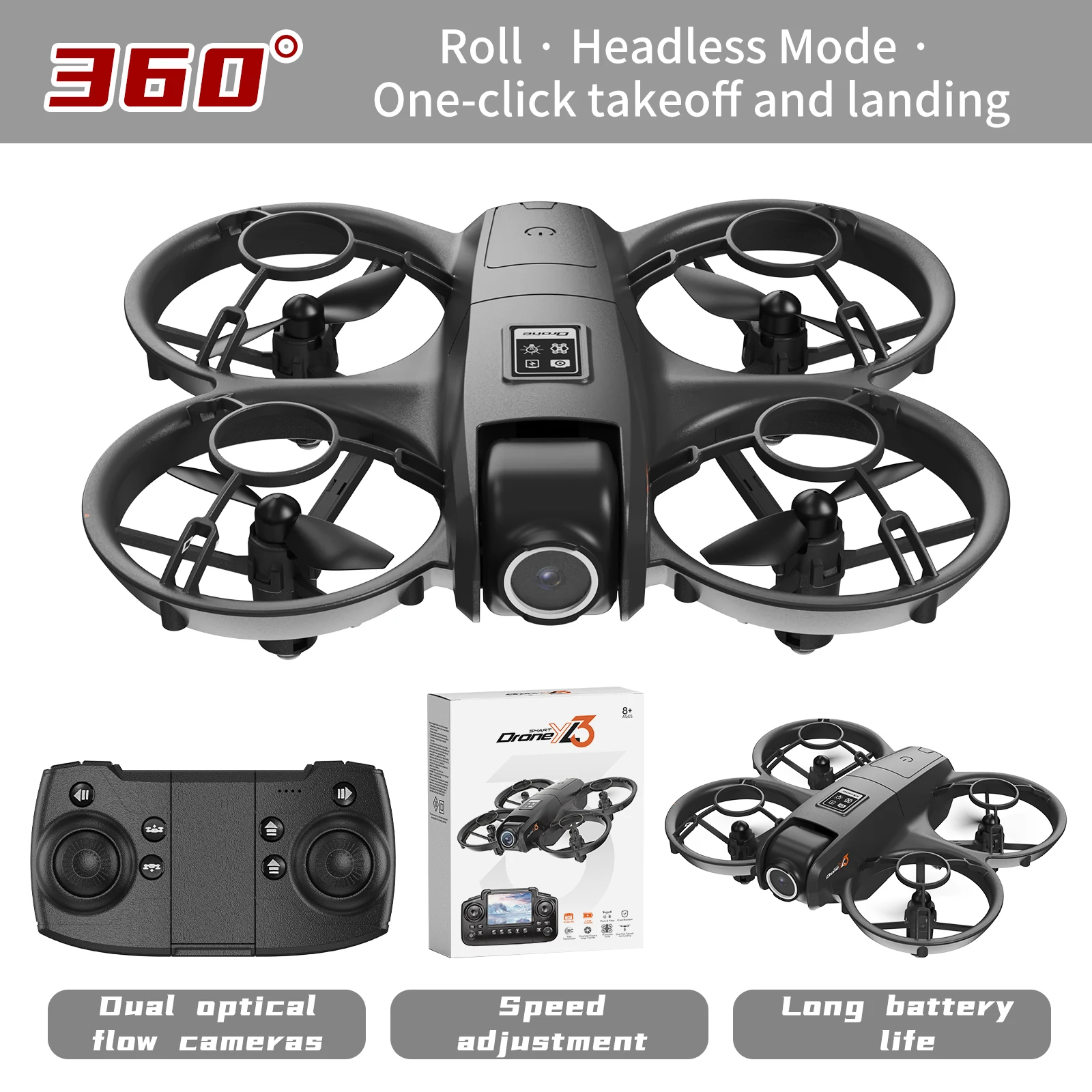 New YL3 RC Drone 8K 1080P Wide - Drone Rc Dji ulasan dan harga