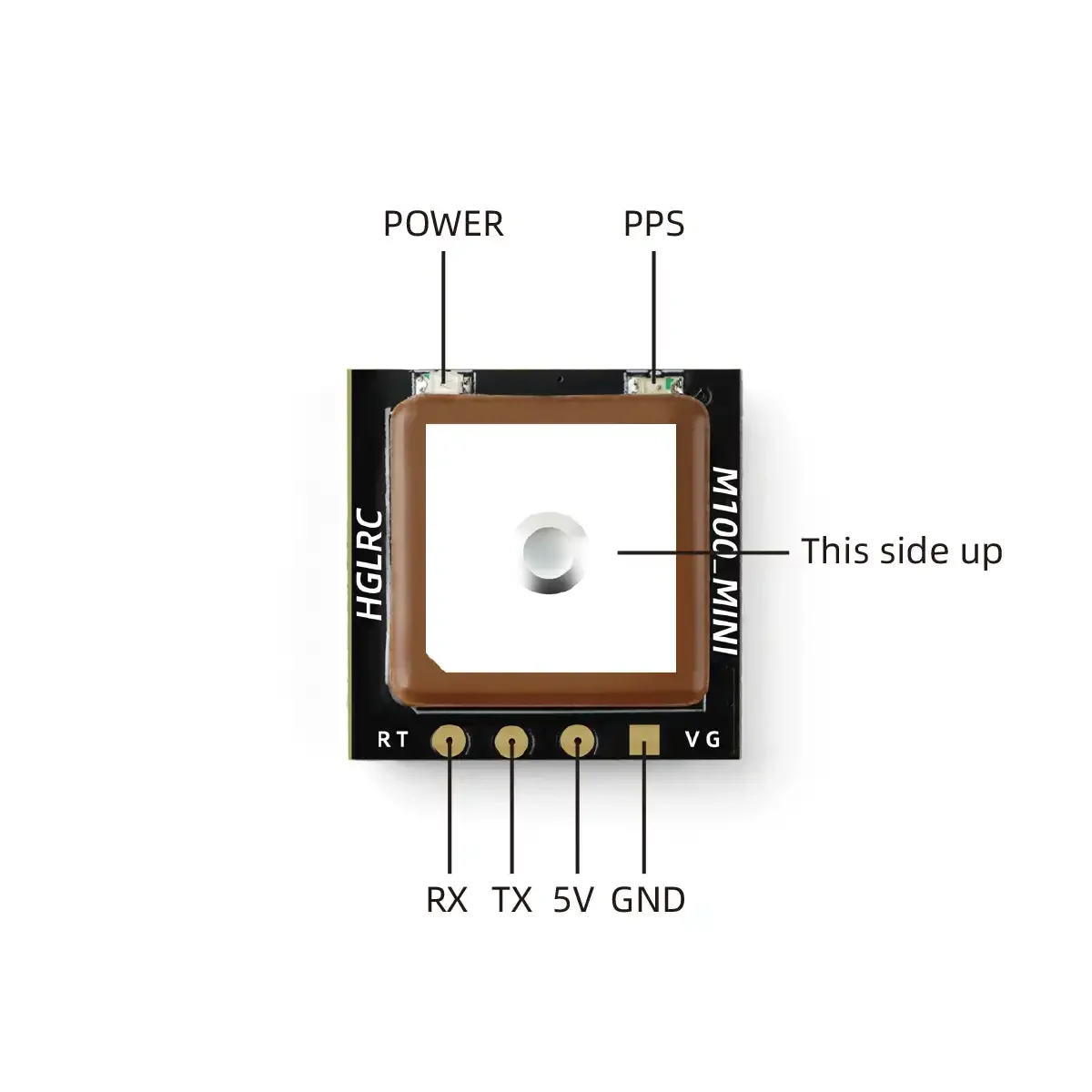 HGLRC M100 Mini GPS Module M10 - Gps Module Drone ulasan dan harga