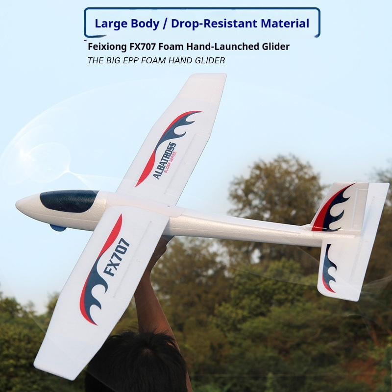 Fixed Wing Glider FX707 Upgrad - Rc Wing Glider ulasan dan harga