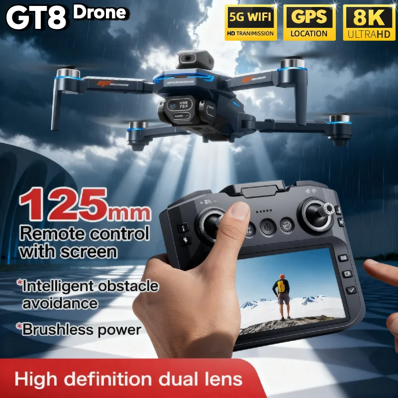 LSRC GT8 Foldable RC Drone Dua - Drone Gt8 Rc ulasan dan harga