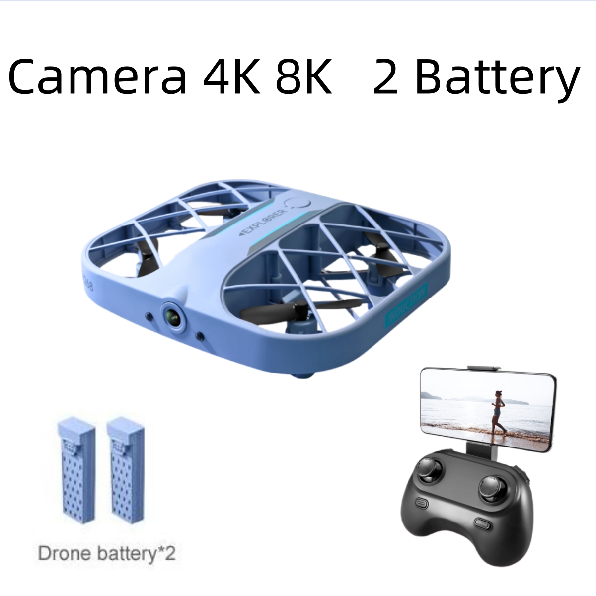 JJRC H107 FPV RC Drone with 2  - Drone Rc With Screen ulasan dan harga