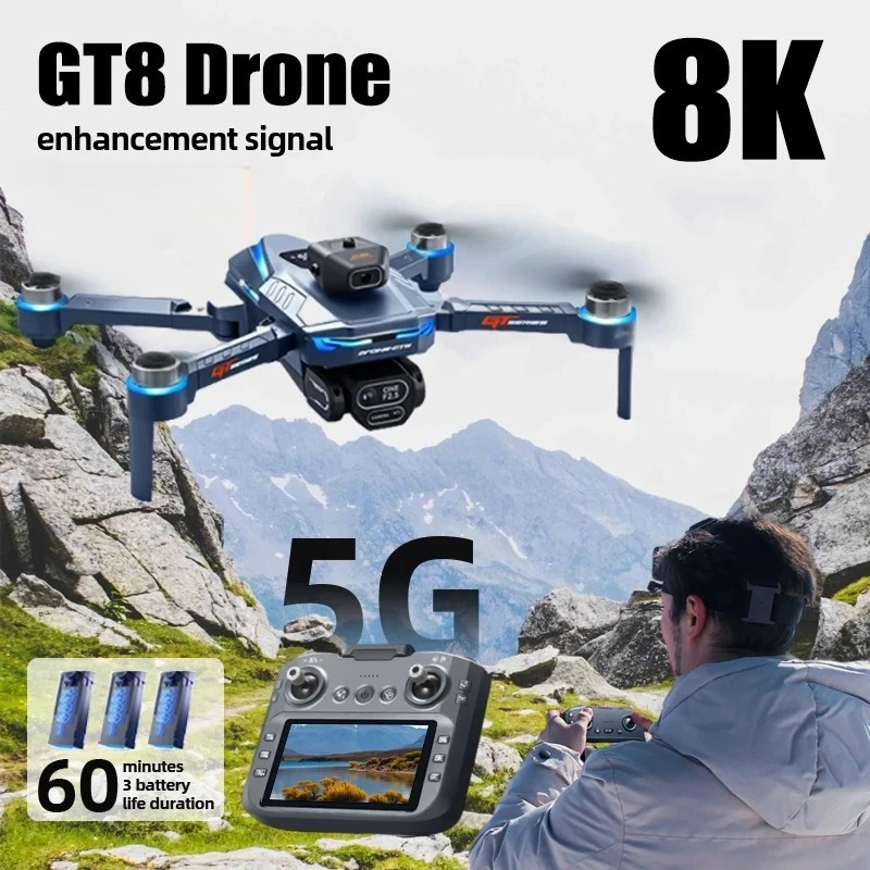 Original GT8 Drone 8K Professi - Drone Gt8 Rc ulasan dan harga