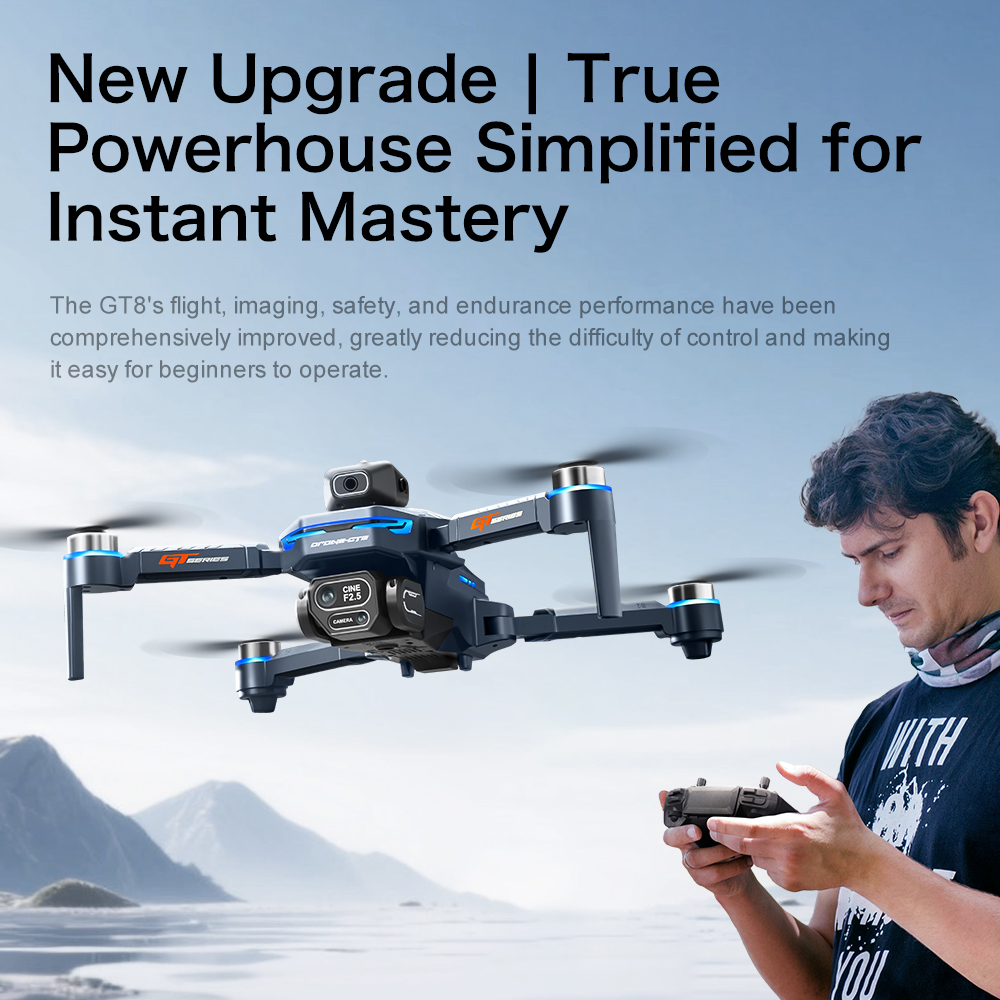 Lenovo GT8 Drone with Large Sc - Drone Gt8 Rc ulasan dan harga
